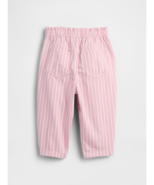 GAP(ギャップ)の「プルオン ストライプ バレルデニム (幼児・ベビー)(デニムパンツ・キッズ・ピンク系その他・100cm/90cm/70cm/80cm/95cm/105cm/110cm)」の4枚目の写真