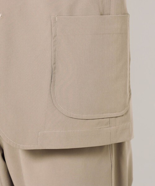 Grand PARK（グランドパーク）の「ナイロンリップストレッチテーラードジャケット（テーラードジャケット・メンズ・カーキ/ブラック/ベージュ/ネイビー・M/L）」の13枚目の写真