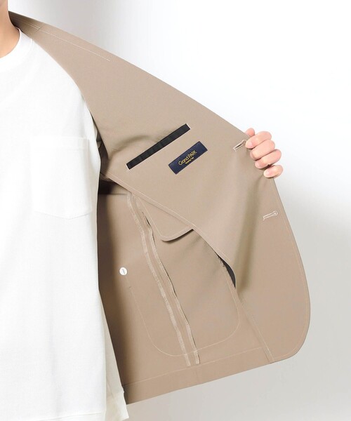 Grand PARK（グランドパーク）の「ナイロンリップストレッチテーラードジャケット（テーラードジャケット・メンズ・カーキ/ブラック/ベージュ/ネイビー・M/L）」の15枚目の写真