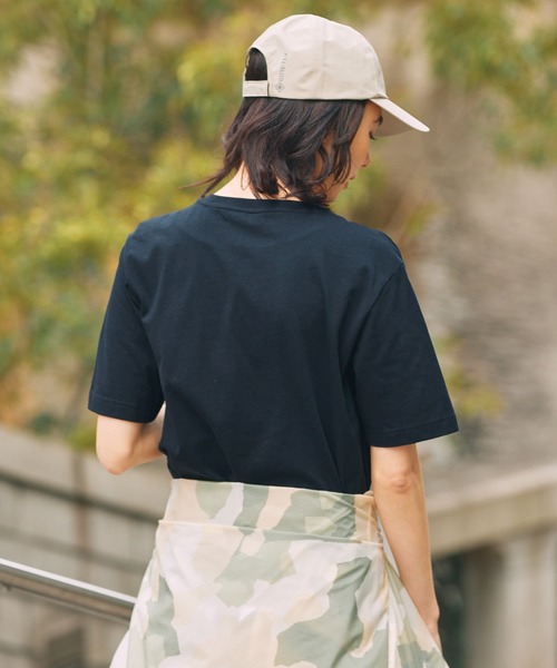 AIGLE（エーグル）の「2枚セット ワンポイントロゴ刺繍 2パック半袖Tシャツ（Tシャツ/カットソー・レディース・ブラック×ホワイト/ブラック系その他・FREE）」の13枚目の写真