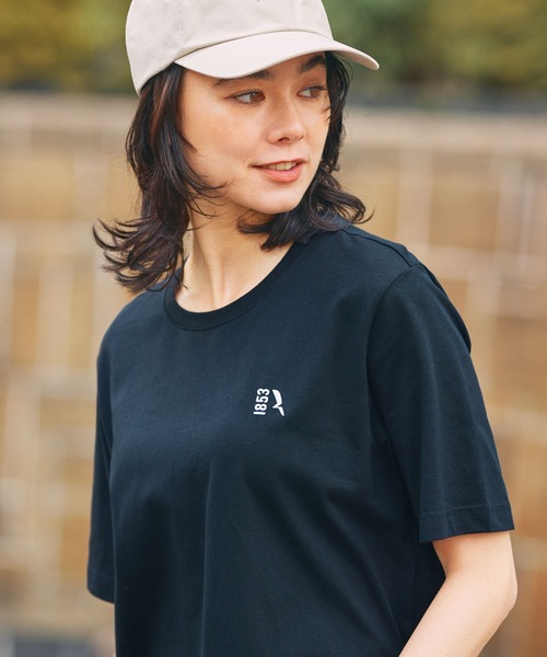 AIGLE（エーグル）の「2枚セット ワンポイントロゴ刺繍 2パック半袖Tシャツ（Tシャツ/カットソー・レディース・ブラック×ホワイト/ブラック系その他・FREE）」の14枚目の写真