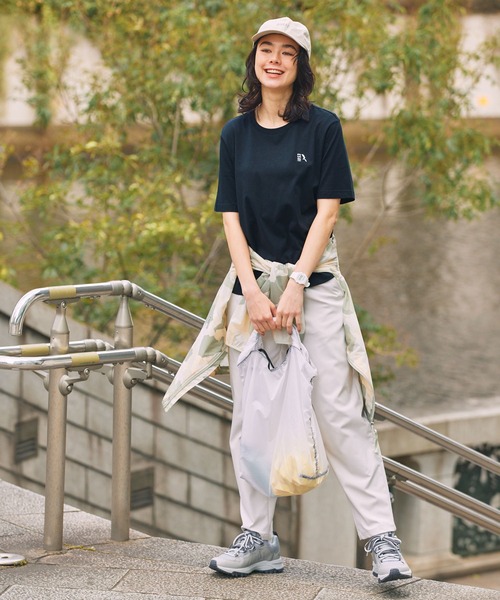 AIGLE（エーグル）の「2枚セット ワンポイントロゴ刺繍 2パック半袖Tシャツ（Tシャツ/カットソー・レディース・ブラック×ホワイト/ブラック系その他・FREE）」の17枚目の写真