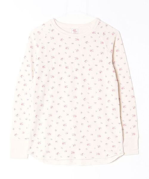 JEMORGAN(ジェーイーモーガン)の「"04"≪JEMORGAN≫パックT ワッフル 花柄 長袖Tシャツ(Tシャツ/カットソー・レディース・アイボリー系1/ブルー系2/ブルー系1/ピンク系1/グレー系2/アイボリー系2/ホワイト系2/ホワイト系1/ライラック系1/グレー系1/ブラック系1/ピンク系2/パープル系・FREE)」の10枚目の写真