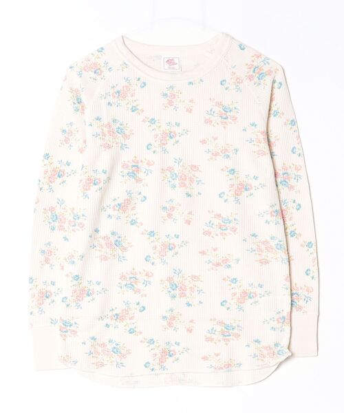 JEMORGAN(ジェーイーモーガン)の「"04"≪JEMORGAN≫パックT ワッフル 花柄 長袖Tシャツ(Tシャツ/カットソー・レディース・アイボリー系1/ブルー系2/ブルー系1/ピンク系1/グレー系2/アイボリー系2/ホワイト系2/ホワイト系1/ライラック系1/グレー系1/ブラック系1/ピンク系2/パープル系・FREE)」の13枚目の写真