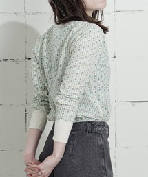 JEMORGAN（ジェーイーモーガン）の「"04"≪JEMORGAN≫パックT ワッフル 花柄 長袖Tシャツ（Tシャツ/カットソー）」