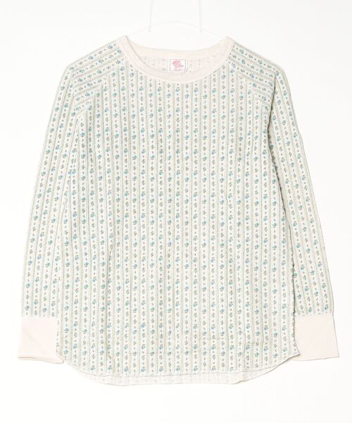 JEMORGAN(ジェーイーモーガン)の「"04"≪JEMORGAN≫パックT ワッフル 花柄 長袖Tシャツ(Tシャツ/カットソー・レディース・アイボリー系1/ブルー系2/ブルー系1/ピンク系1/グレー系2/アイボリー系2/ホワイト系2/ホワイト系1/ライラック系1/グレー系1/ブラック系1・FREE)」の19枚目の写真