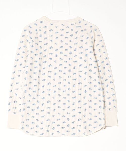 JEMORGAN(ジェーイーモーガン)の「"04"≪JEMORGAN≫パックT ワッフル 花柄 長袖Tシャツ(Tシャツ/カットソー・レディース・アイボリー系1/ブルー系2/ブルー系1/ピンク系1/グレー系2/アイボリー系2/ホワイト系2/ホワイト系1/ライラック系1/グレー系1/ブラック系1・FREE)」の18枚目の写真