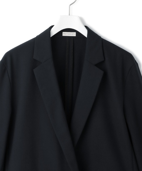 PROTAGONISTA(プロタゴニスタ)の「【PROTAGONISTA for ADAM ET ROPE'】別注 2wayストレッチ Washable JK(テーラードジャケット・レディース・グレー/ネイビー・FREE)」の19枚目の写真