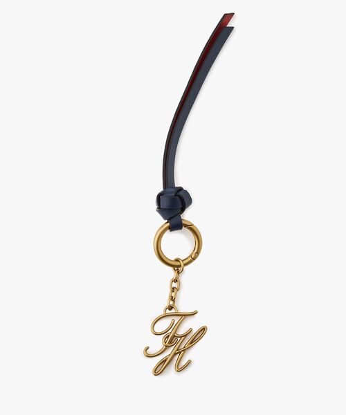 TOMMY HILFIGER(トミーヒルフィガー)の「TH CHARMS SCRIPT(キーケース/キーアクセサリー・レディース・レッド・FREE)」の1枚目の写真
