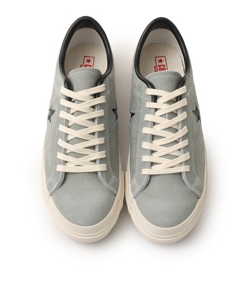 CONVERSE（コンバース）の「CONVERSE ONE STAR J SUEDE / コンバース ワンスター J スエード（スニーカー・メンズ・グレー・25.5cm/26.5cm/27.0cm/27.5cm/28.0cm）」の2枚目の写真