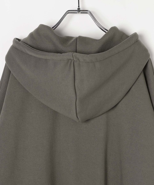 LAND MUSEUM（ランドミュージアム）の「LAND MUSEUM／フードジップ（パーカー・メンズ・ブラック/チャコール・FREE）」の10枚目の写真