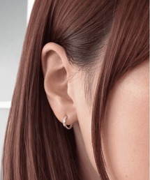 ARTIFICIAL SWEETENER（アーティフィシャル　スウィートナー）の「【 ARTIFICIAL SWEETENER 】 シルバー 925 フープ ピアス（ピアス（片耳用））」