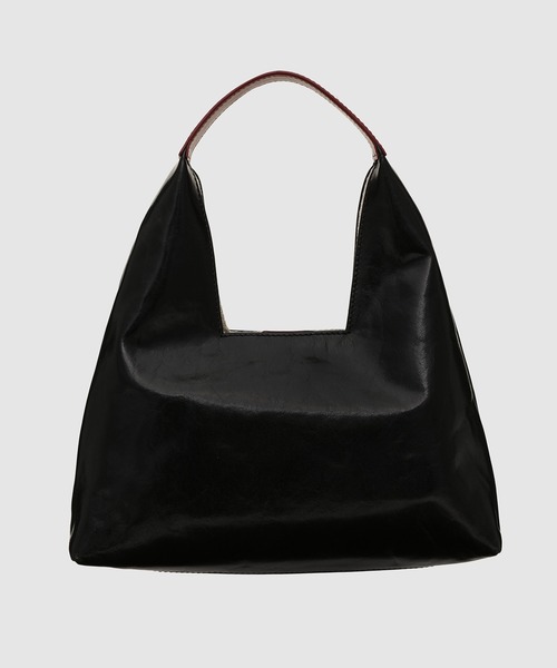 MARNI（マルニ）の「TRAPEZE BAG / カーフレザーバッグ（ショルダーバッグ・レディース・ブラック/ライトグレー・ONE SIZE）」の3枚目の写真