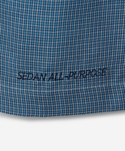 SEDAN ALL-PURPOSE（セダンオールパーパス）の「SEDAN ALL-PURPOSE |  チェック オープンカラーシャツ MEN（シャツ/ブラウス・メンズ・カーキ系1/ブルー系その他・L/XL/M）」の8枚目の写真