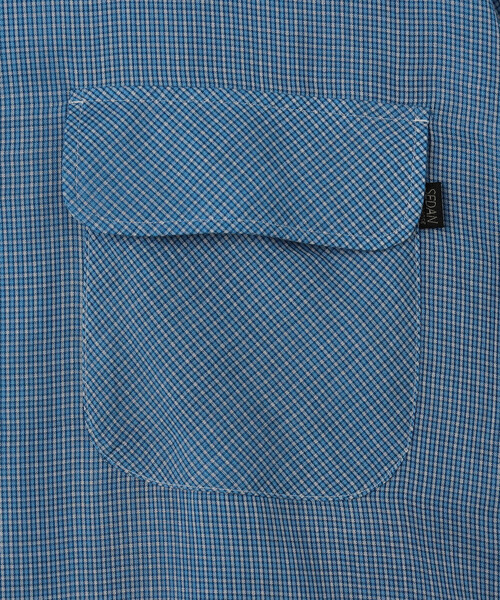 SEDAN ALL-PURPOSE（セダンオールパーパス）の「SEDAN ALL-PURPOSE |  チェック オープンカラーシャツ MEN（シャツ/ブラウス・メンズ・カーキ系1/ブルー系その他・L/XL/M）」の9枚目の写真