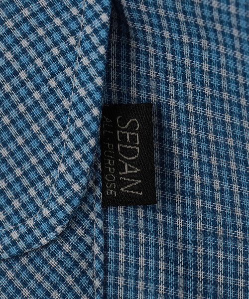 SEDAN ALL-PURPOSE（セダンオールパーパス）の「SEDAN ALL-PURPOSE |  チェック オープンカラーシャツ MEN（シャツ/ブラウス・メンズ・カーキ系1/ブルー系その他・L/XL/M）」の10枚目の写真