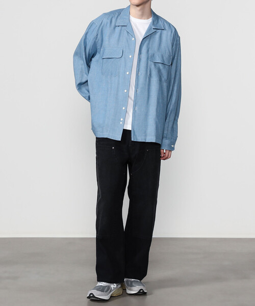 SEDAN ALL-PURPOSE（セダンオールパーパス）の「SEDAN ALL-PURPOSE |  チェック オープンカラーシャツ MEN（シャツ/ブラウス・メンズ・カーキ系1/ブルー系その他・L/XL/M）」の16枚目の写真