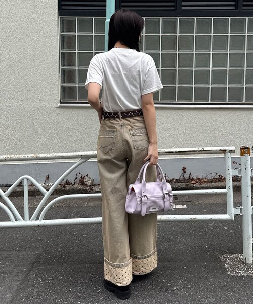 CIAOPANIC（チャオパニック）の「ヴィンテージライクスラブTee（Tシャツ/カットソー・レディース・オフホワイト/ホワイト/アイボリー・ONE SIZE）」の17枚目の写真