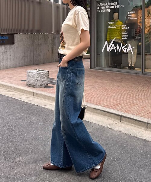 CIAOPANIC（チャオパニック）の「ヴィンテージライクスラブTee（Tシャツ/カットソー・レディース・オフホワイト/ホワイト/アイボリー・ONE SIZE）」の8枚目の写真