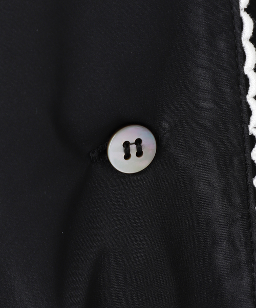 EDIT. FOR LULU(エディットフォールル)の「タフタパジャマシャツ(シャツ/ブラウス・レディース・ブラック・FREE)」の20枚目の写真