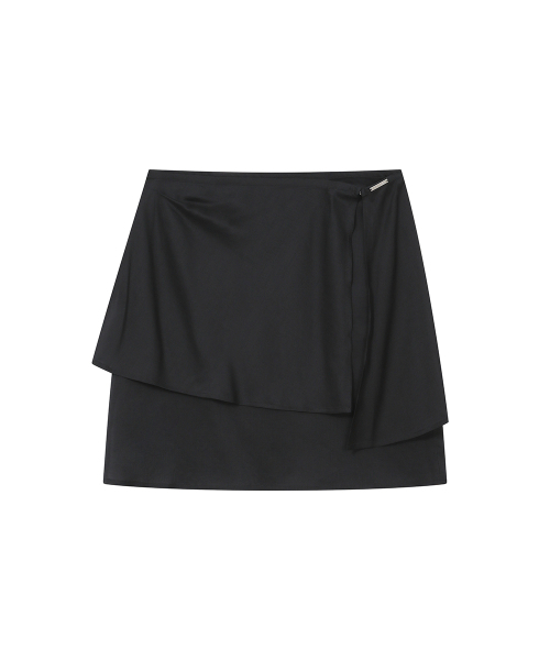 Miseki SEOUL（ミセキソウル）の「Sheer layered midi skirt  BLACK（スカート・レディース・その他・1/2）」の2枚目の写真