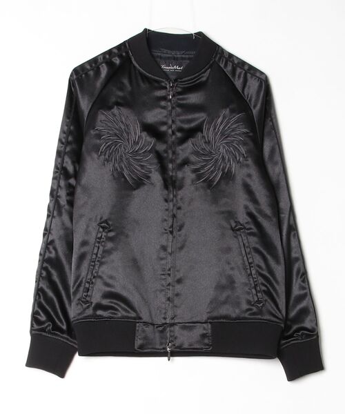 TORNADO MART(トルネードマート)の「TORNADO MART∴トライバルフェニックススカジャン(ブルゾン・メンズ・ブラック/ボルドー・M/L/LL/XXL)」の13枚目の写真