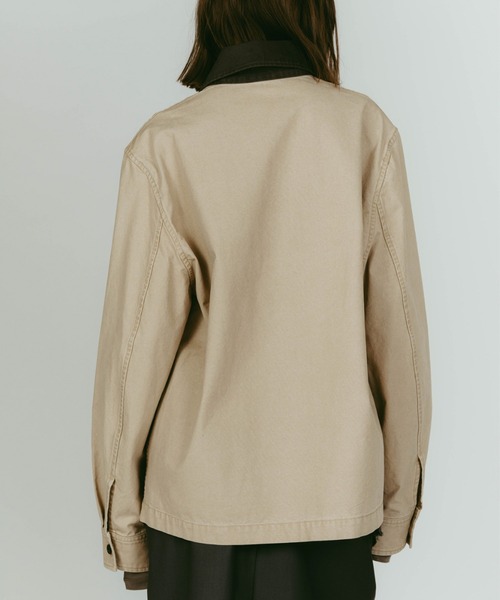 Knuth Marf(クヌースマーフ)の「Knuth Marf embroidered jacket(その他アウター・レディース・ブルー/ベージュ・FREE)」の5枚目の写真