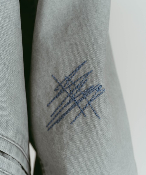 Knuth Marf(クヌースマーフ)の「Knuth Marf embroidered jacket(その他アウター・レディース・ブルー/ベージュ・FREE)」の21枚目の写真