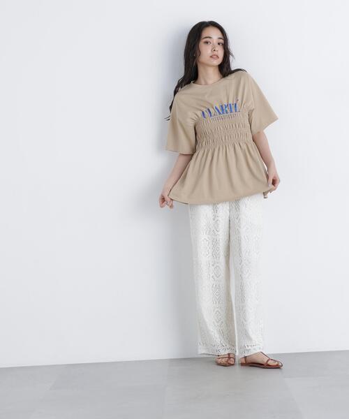 N.(N. Natural Beauty Basic)(エヌエヌナチュラルビューティーベーシック)の「レースイージーパンツ(その他パンツ・レディース・ブラック/オフホワイト・MEDIUM/P/S)」の20枚目の写真