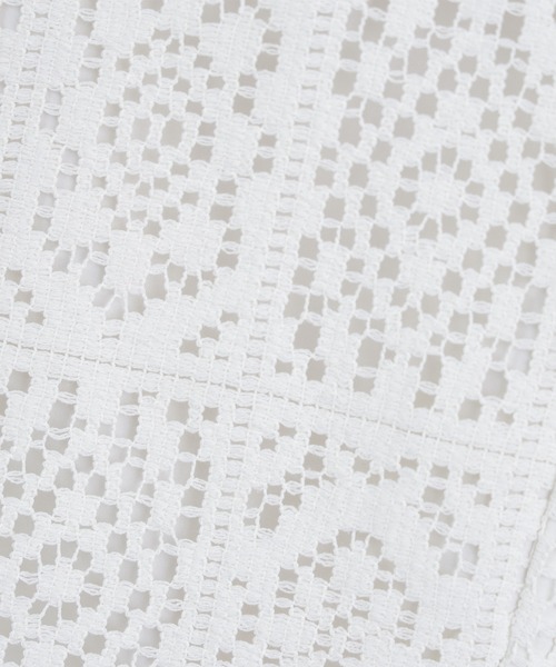 N.（N. Natural Beauty Basic）（エヌエヌナチュラルビューティーベーシック）の「レースイージーパンツ（その他パンツ・レディース・ブラック/オフホワイト・MEDIUM/P/S）」の18枚目の写真