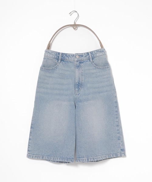 Honeys(ハニーズ)の「デニムハーフパンツ(デニムパンツ・レディース・ブルー系その他3/ブラック系その他/ライトグレー/ブルー系その他・L/LL/M/S/SS)」の19枚目の写真