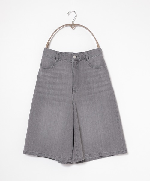 Honeys(ハニーズ)の「デニムハーフパンツ(デニムパンツ・レディース・ブルー系その他3/ブラック系その他/ライトグレー/ブルー系その他・L/LL/M/S/SS)」の21枚目の写真