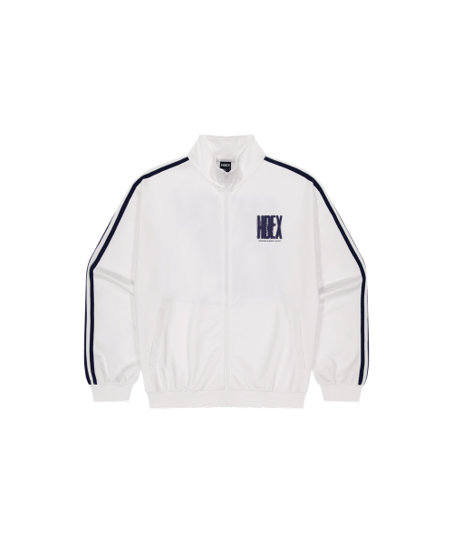HDEX（エイチデックス）の「クラックプリンテッドトラックジャケット(ホワイト)（ジャージ・メンズ・ホワイト・MEDIUM/LARGE/X-LARGE/2XL）」の2枚目の写真