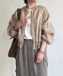 un dix cors | 光沢シアーブルゾン(ブルゾン)