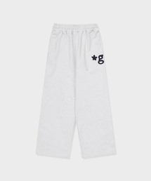 GRUNDEN（グルンデン）の「HAND WORK SWEATPANTS (LIGHT GREY)（スウェットパンツ）」