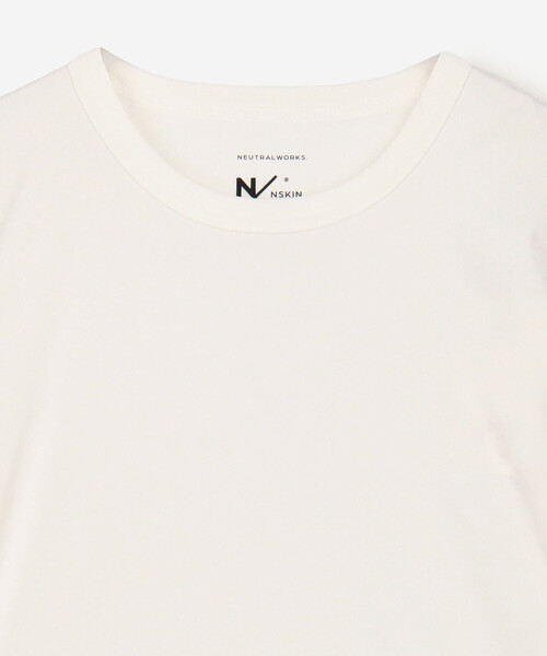 Bshop(ビショップ)の「NEUTRALWORKS. | 〈別注〉クルーネック 半袖Tシャツ WOMEN(Tシャツ/カットソー・レディース・ホワイト/グレー/ブラック・S/M)」の6枚目の写真