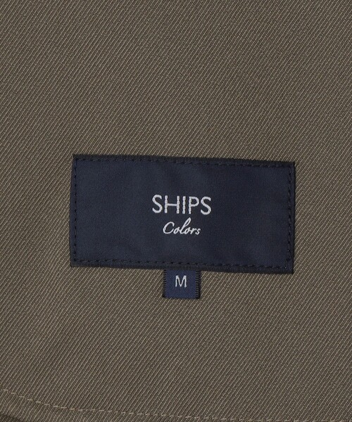 SHIPS Colors(シップス カラーズ)の「SHIPS Colors:〈速乾・洗濯機可能〉コンフォートクロス スラックス(セットアップ対応可能)(スラックス・メンズ・ブラック/カーキ・SMALL/MEDIUM/LARGE/X-LARGE)」の3枚目の写真