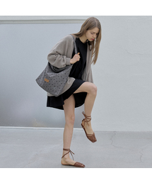 Heart Pattern Eco Bag - NAVY