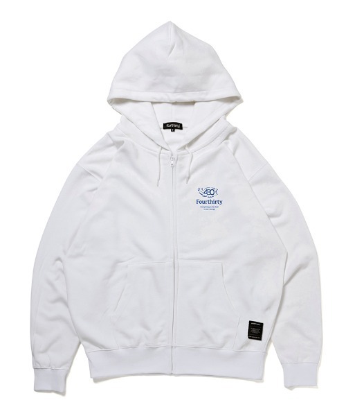 430（フォーサーティ）の「mpa4084- ROSEN F Z-U PARKA パーカー(26-119)（パーカー・メンズ・ブルー/グレー/ブラック/ホワイト/ネイビー・3/2/1/0）」の10枚目の写真