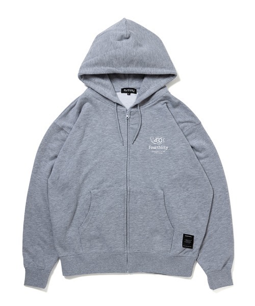 430（フォーサーティ）の「mpa4084- ROSEN F Z-U PARKA パーカー(26-119)（パーカー・メンズ・ブルー/グレー/ブラック/ホワイト/ネイビー・3/2/1/0）」の12枚目の写真