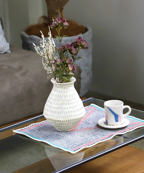a.depeche(アデペシュ)の「【a.depeche/アデペシュ】フラワーベース 花瓶 deser flower vase ardahan(フラワーベース・レディース・オフホワイト・FREE)」の3枚目の写真