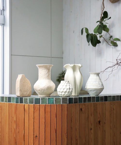 a.depeche(アデペシュ)の「【a.depeche/アデペシュ】フラワーベース 花瓶 deser flower vase ardahan(フラワーベース・レディース・オフホワイト・FREE)」の2枚目の写真