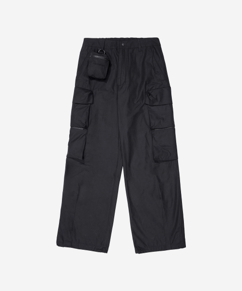 KALAPATTHAR(カラパタール)の「MINI BAG DOUBLE POCKET WIDE PANTS - BLACK(その他パンツ・メンズ・その他・LARGE/MEDIUM)」の2枚目の写真