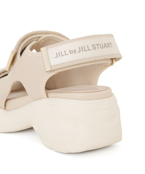 JILL by JILL STUART（ジルバイジルスチュアート）の「ボリュームロゴスポサン（サンダル・レディース・ブラック/ホワイト・MEDIUM/SMALL/LARGE）」の22枚目の写真