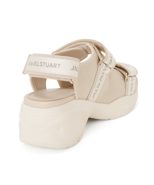 JILL by JILL STUART（ジルバイジルスチュアート）の「ボリュームロゴスポサン（サンダル・レディース・ブラック/ホワイト・MEDIUM/SMALL/LARGE）」の20枚目の写真