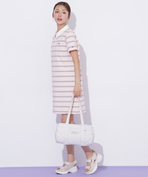 JILL by JILL STUART（ジルバイジルスチュアート）の「ボリュームロゴスポサン（サンダル・レディース・ブラック/ホワイト・MEDIUM/SMALL/LARGE）」の11枚目の写真