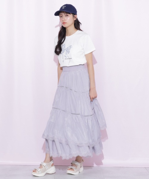 JILL by JILL STUART(ジルバイジルスチュアート)の「ボリュームロゴスポサン(サンダル・レディース・ブラック/ホワイト・MEDIUM/SMALL/LARGE)」の22枚目の写真