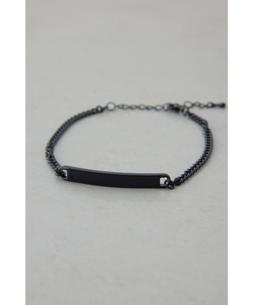 AZUL by moussy（アズールバイマウジー）の「プレートブレスレット（ブレスレット・メンズ・ゴールド/ブラック/シルバー・FREE）」の17枚目の写真