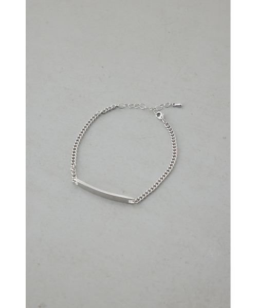 AZUL by moussy（アズールバイマウジー）の「プレートブレスレット（ブレスレット・メンズ・ゴールド/ブラック/シルバー・FREE）」の6枚目の写真