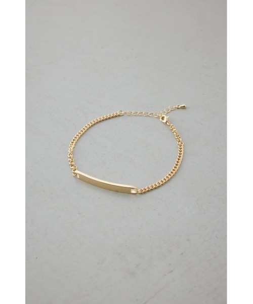 AZUL by moussy（アズールバイマウジー）の「プレートブレスレット（ブレスレット・メンズ・ゴールド/ブラック/シルバー・FREE）」の11枚目の写真